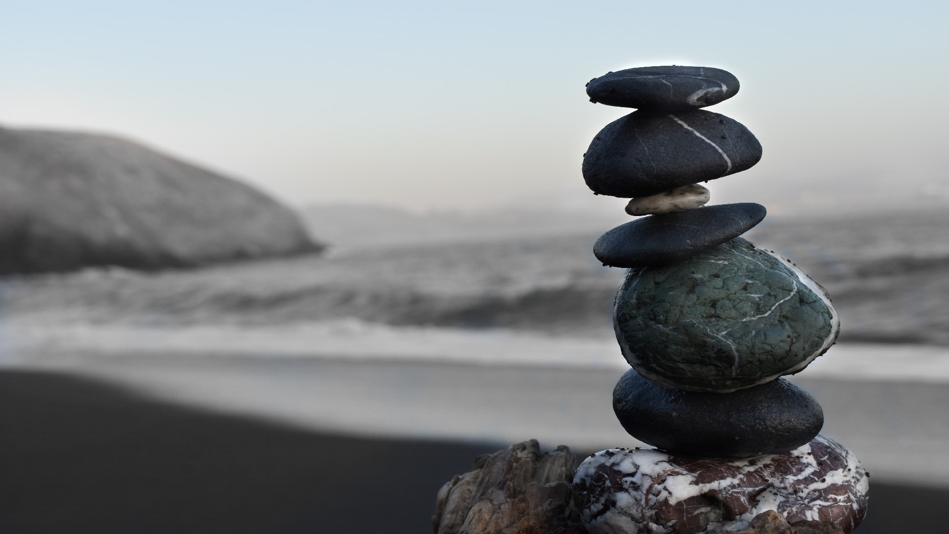 An Image of multiple stones stacked on top of each other