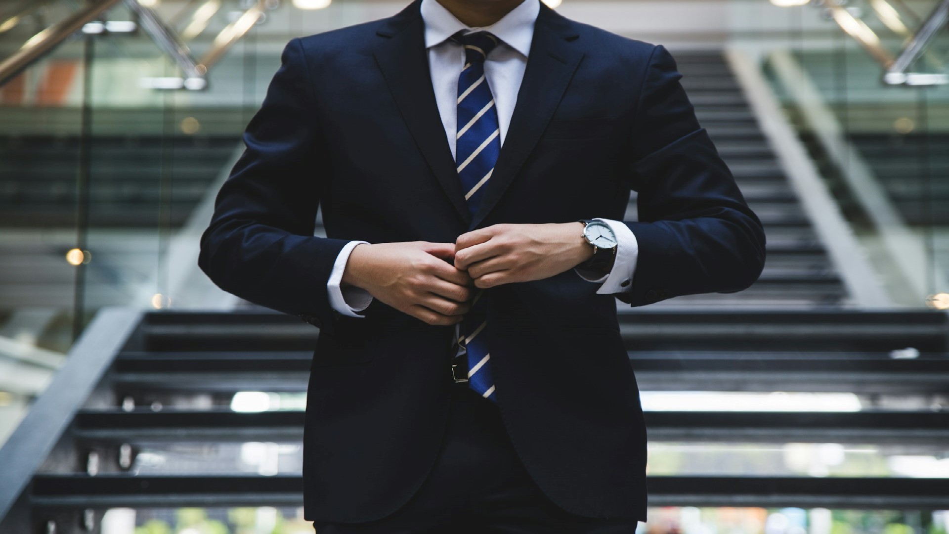 a person wearing a suit